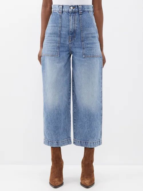 Hewey Cropped Wide-leg Jeans - Womens - Denim