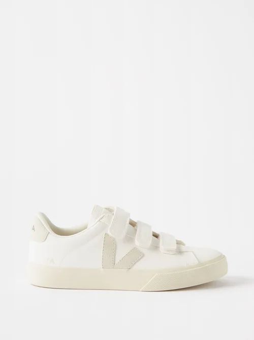 Recife Velcro-strap Leather Trainers - Womens - White