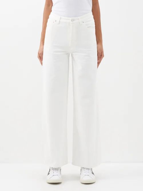 Elisabeth Wide-leg Jeans - Womens - Off White