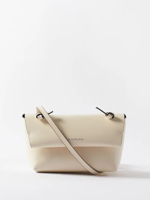 Alexandria Mini Leather Cross-body Bag - Womens - White