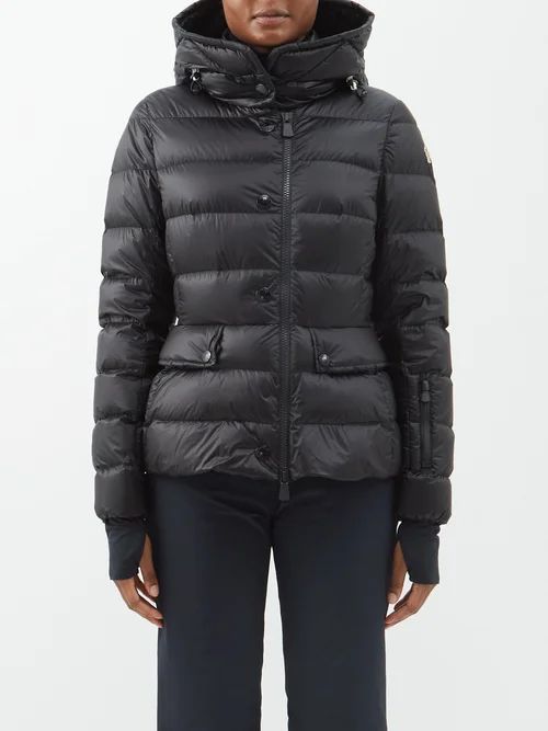 Armonique Padded Nylon-léger Hooded Ski Jacket - Womens - Black