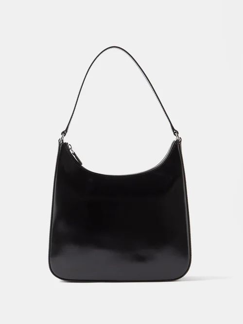 Alec Leather Shoulder Bag - Womens - Black