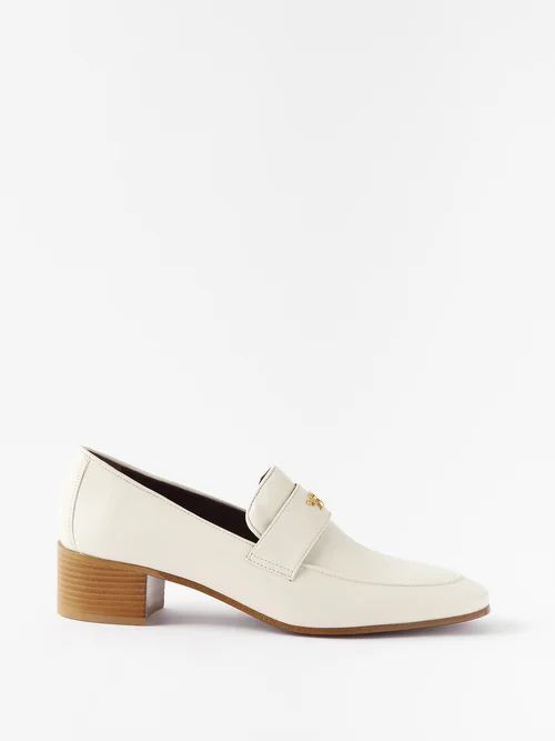 Flâneur 35 Leather Loafers - Womens - White