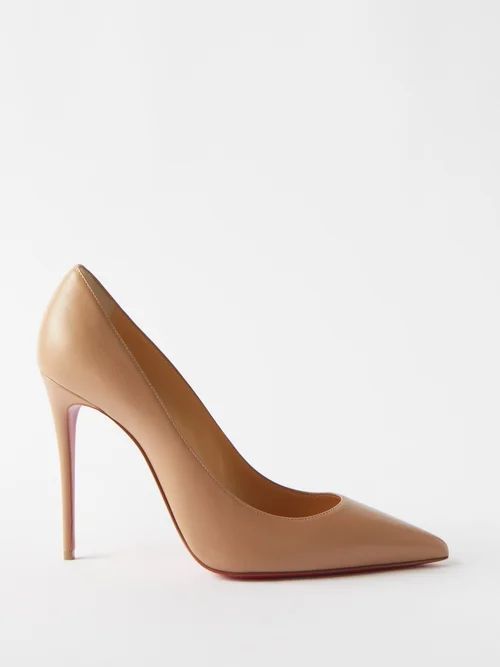 Kate 100 Leather Pumps - Womens - Nude