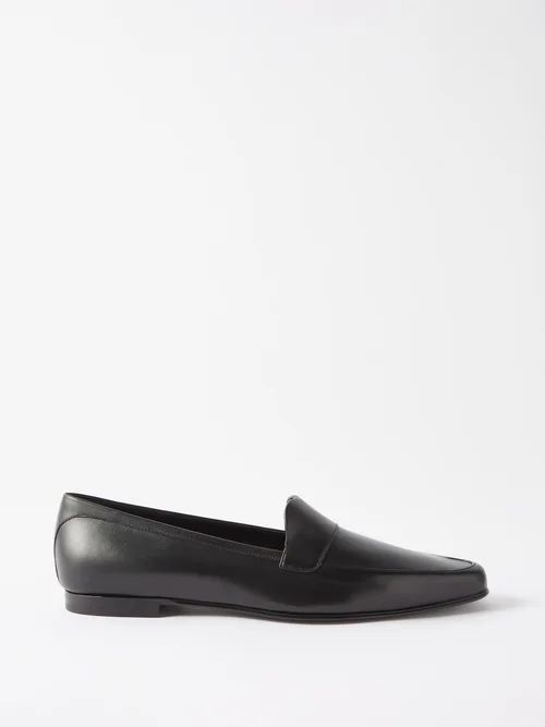 Pippen Leather Loafers - Womens - Black