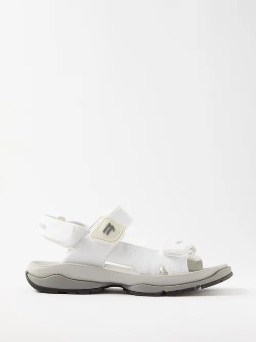 Tourist Velcro Sandals - Womens - White