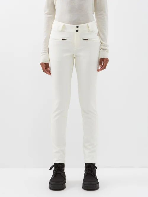 Aurora Softshell Skinny Ski Trousers - Womens - White