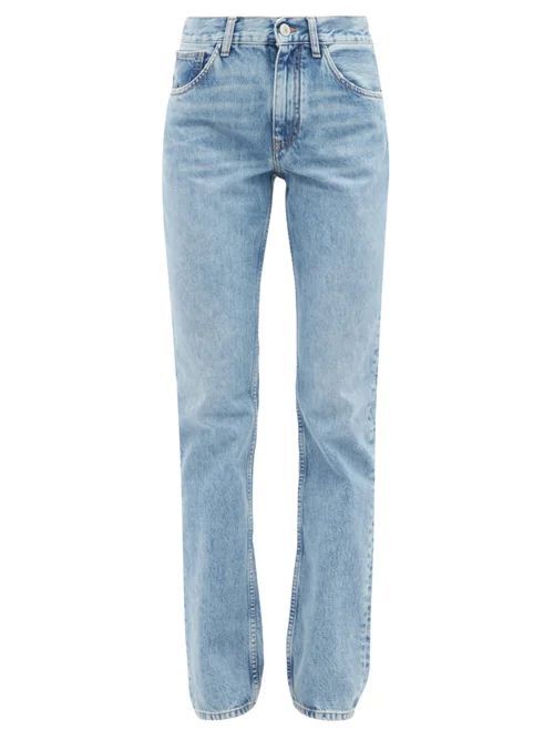 High-rise Straight-leg Jeans - Womens - Denim