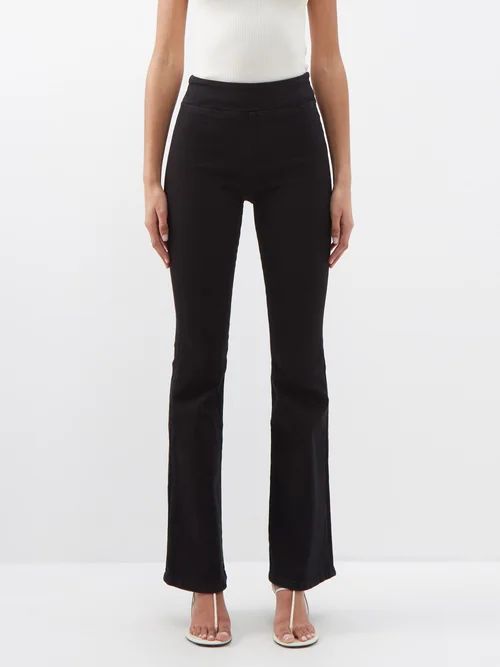 The Jetset Flared Jeans - Womens - Black