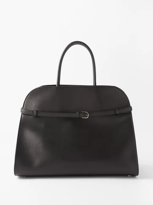 Margaux 15 Leather Tote Bag - Womens - Black