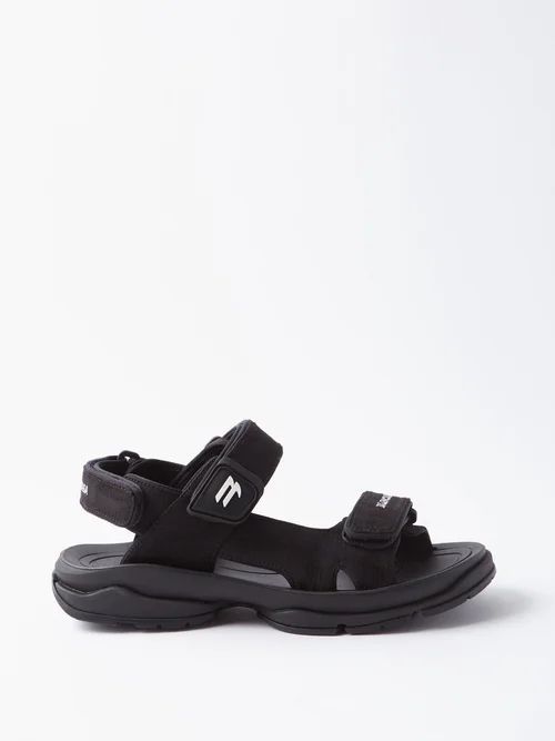 Tourist Velcro Sandals - Womens - Black
