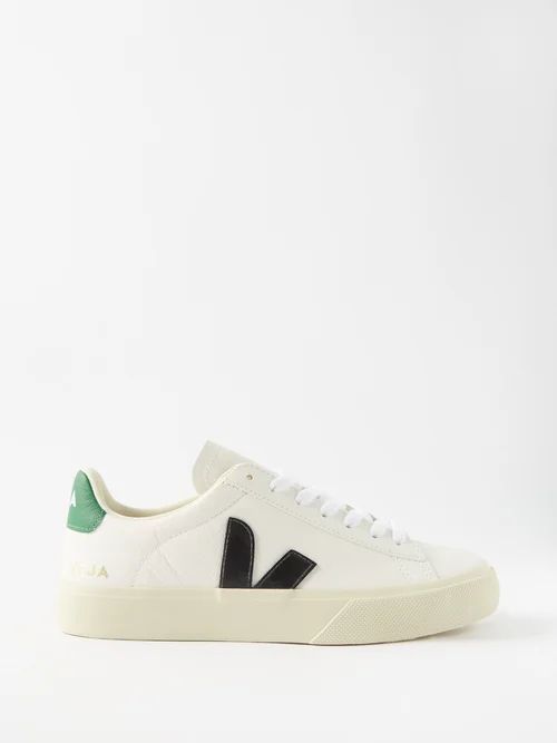 Campo Leather Trainers - Womens - White Multi