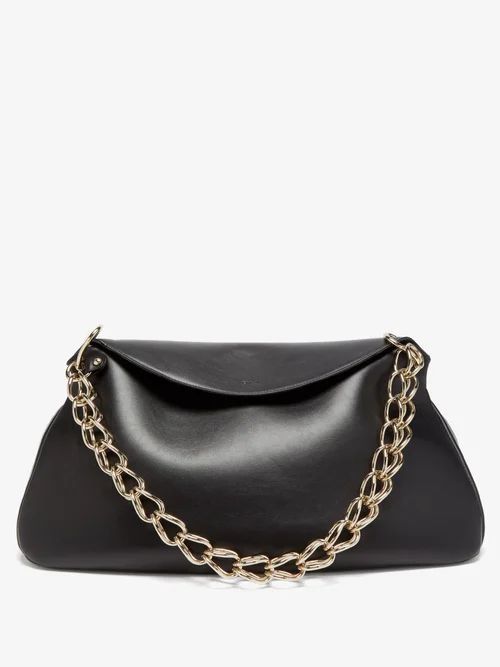 Juana Chain-strap Leather Shoulder Bag - Womens - Black