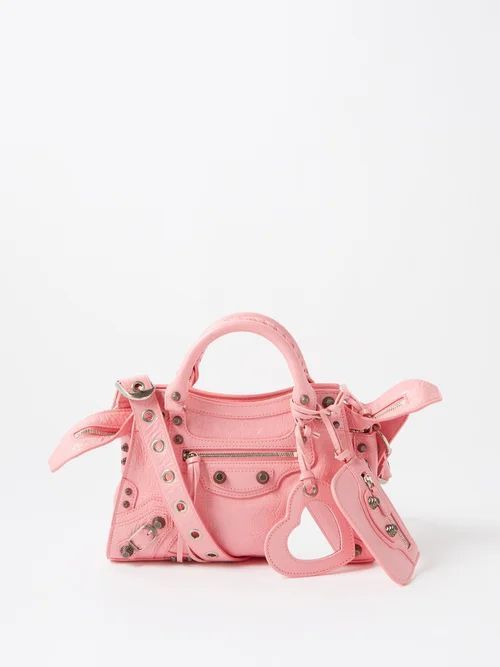 Neo Cagole Xs Leather Shoulder Bag - Womens - Light Pink