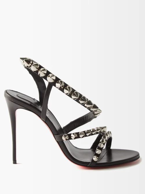 Spikita 100 Spiked-leather Sandals - Womens - Black