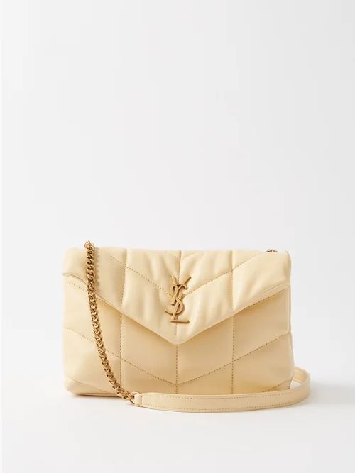Puffer Toy Quilted-leather Cross-body Bag - Womens - Cream
