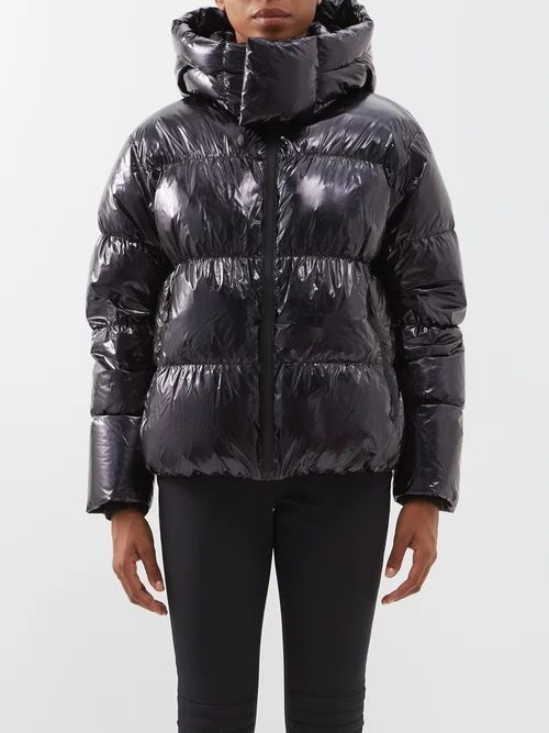 January Duvet Quilted Down Ski Jacket - Womens - Black