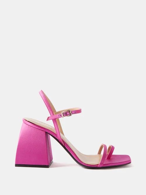 Bulla Sally Satin Sandals - Womens - Pink