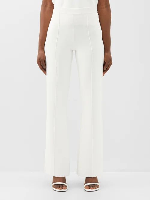 Walter Elasticated-waist Jersey Trousers - Womens - Ivory