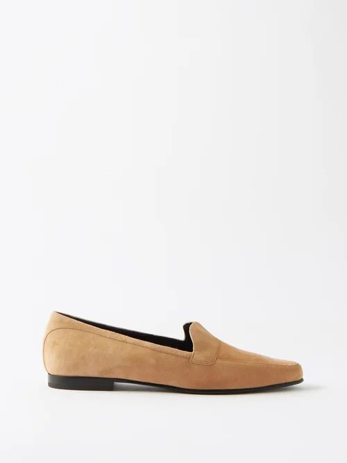 Pippen Suede Loafers - Womens - Camel