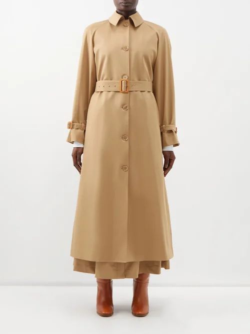 The Dust Cotton-twill Trench Coat - Womens - Camel