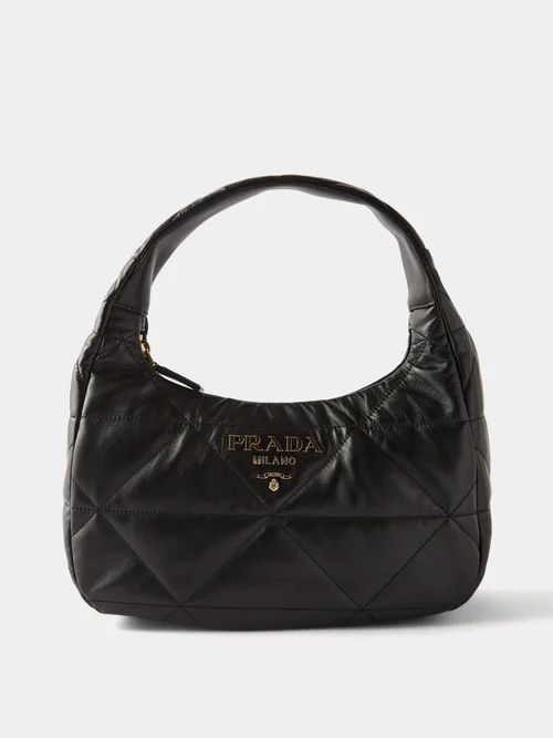 Spectrum Quilted-leather Shoulder Bag - Womens - Black