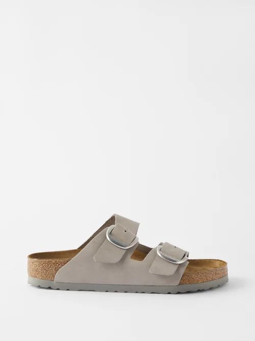 Arizona Leather Sandals - Womens - Light Grey