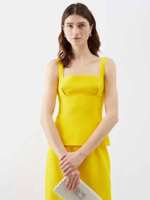 Trixie Crepe Cami Top - Womens - Yellow