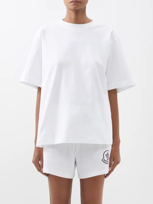 X Alicia Keys Printed Cotton-jersey T-shirt - Womens - White