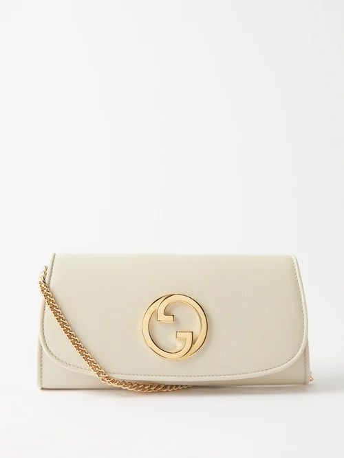 Blondie Chain-strap Leather Cross-body Bag - Womens - White