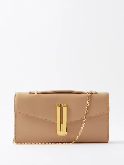Vancouver Leather Clutch Bag - Womens - Tan