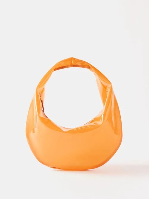 Olivia Medium Pvc Shoulder Bag - Womens - Orange