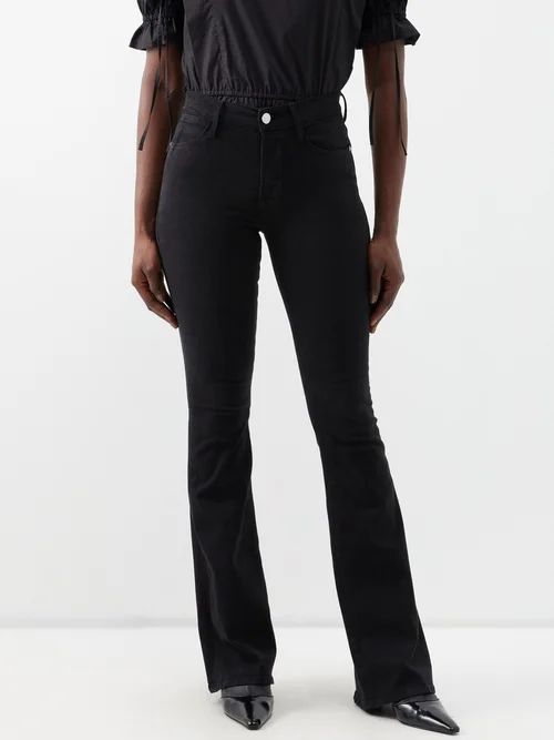 Le High Flare Jeans - Womens - Black