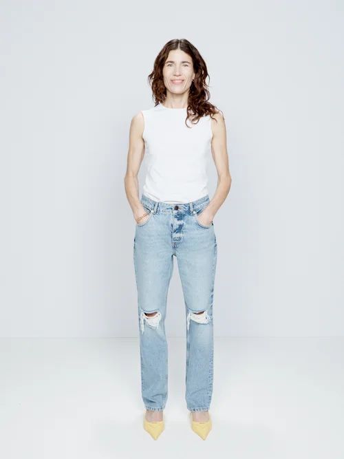Beyond Organic Cotton Straight-leg Jeans - Womens - Indigo