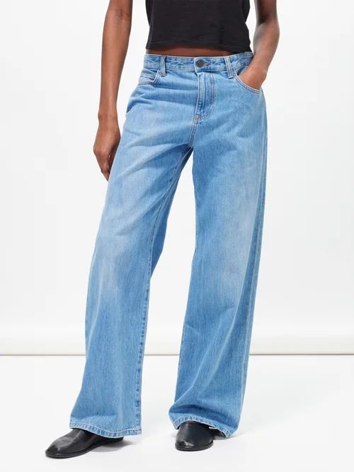 Eglitta Wide-leg Jeans - Womens - Mid Denim