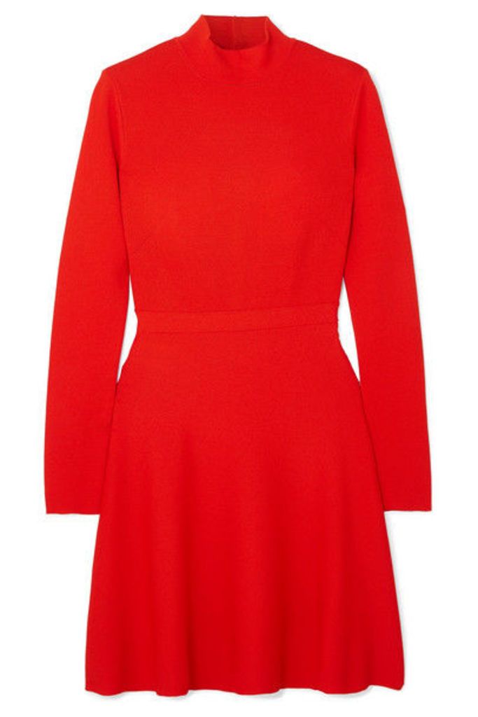 Givenchy - Two-tone Cady Mini Dress - Red
