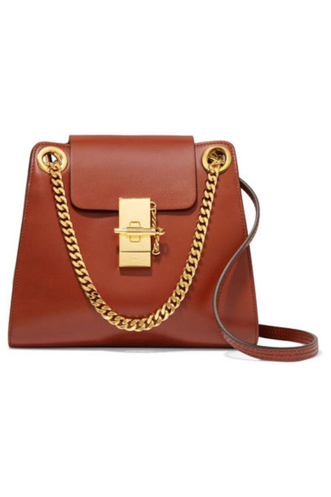 Chloé - Annie Mini Leather Shoulder Bag - Brick