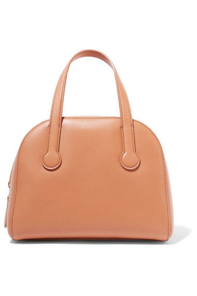 The Row - Sporty Bowler Small Leather Tote - Tan