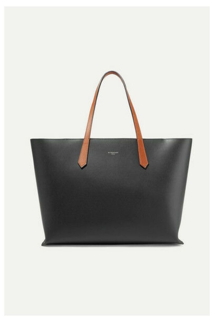 Givenchy - Gv Two-tone Leather Tote - Black