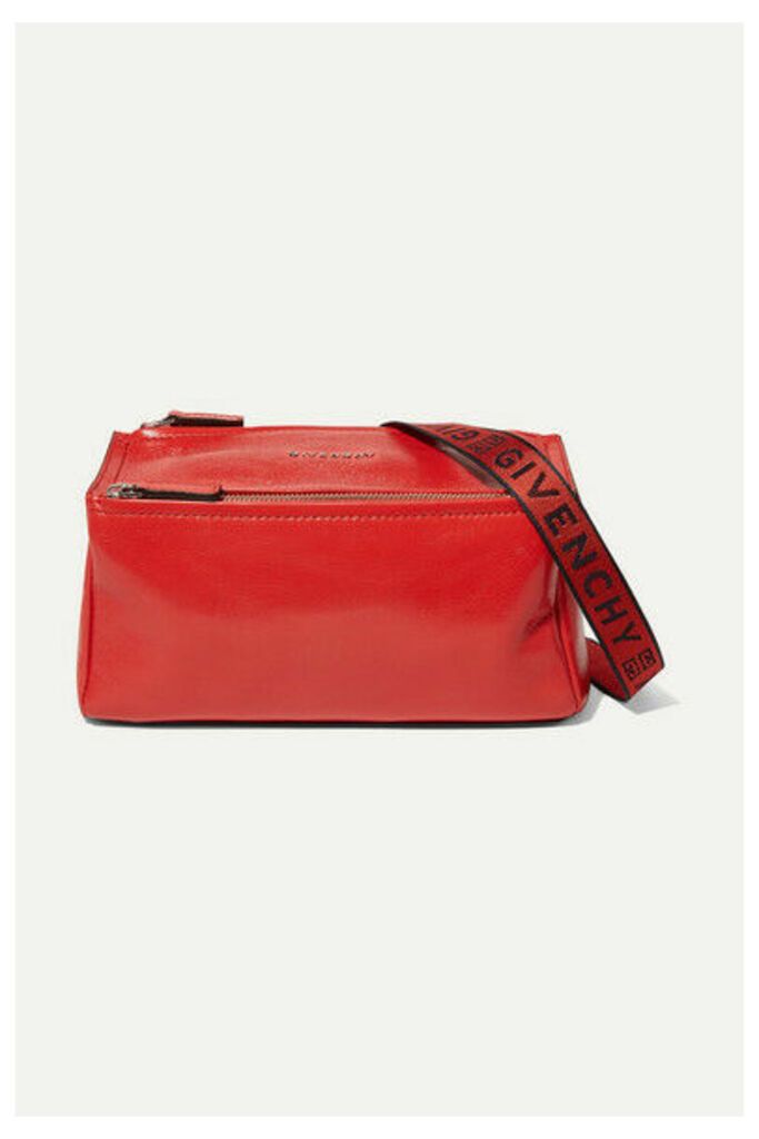 Givenchy - Pandora Mini Washed-leather Shoulder Bag - Red