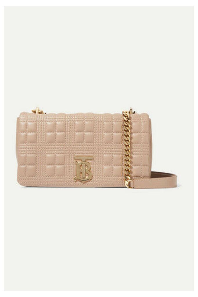 Burberry - Lola Small Quilted Leather Shoulder Bag - Sand