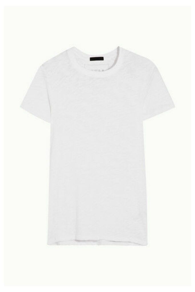 ATM Anthony Thomas Melillo - Schoolboy Slub Cotton-jersey T-shirt - White