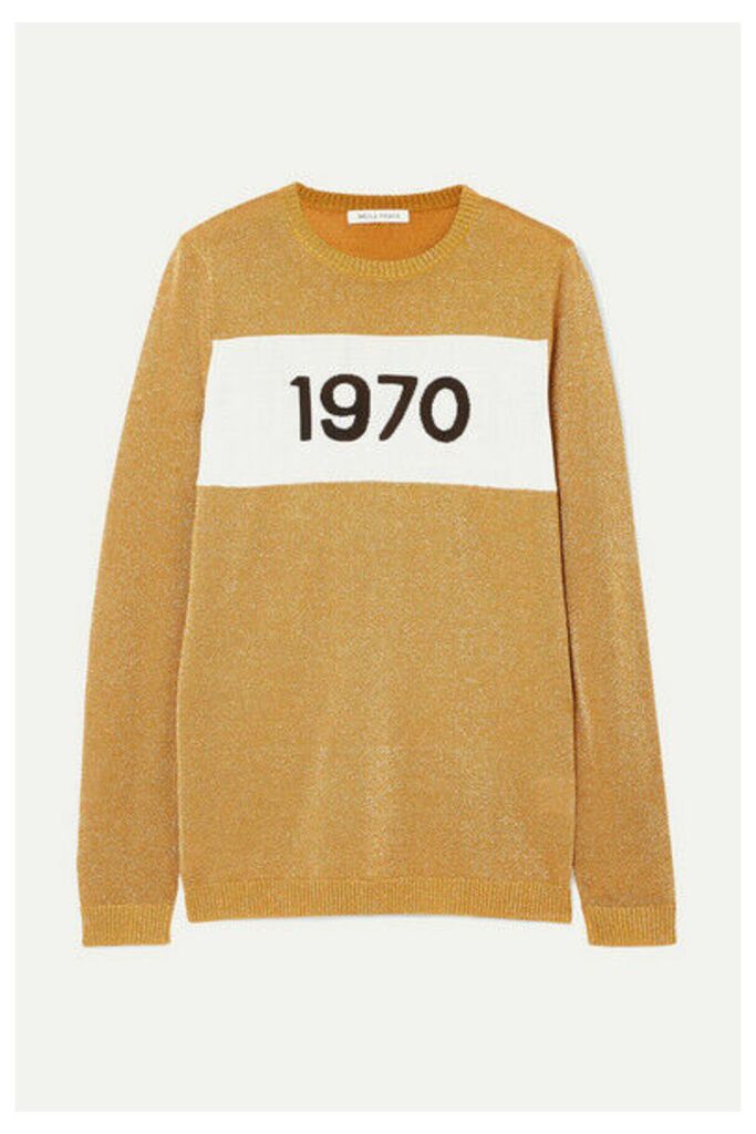 Bella Freud - 1970 Metallic Knitted Sweater - Gold