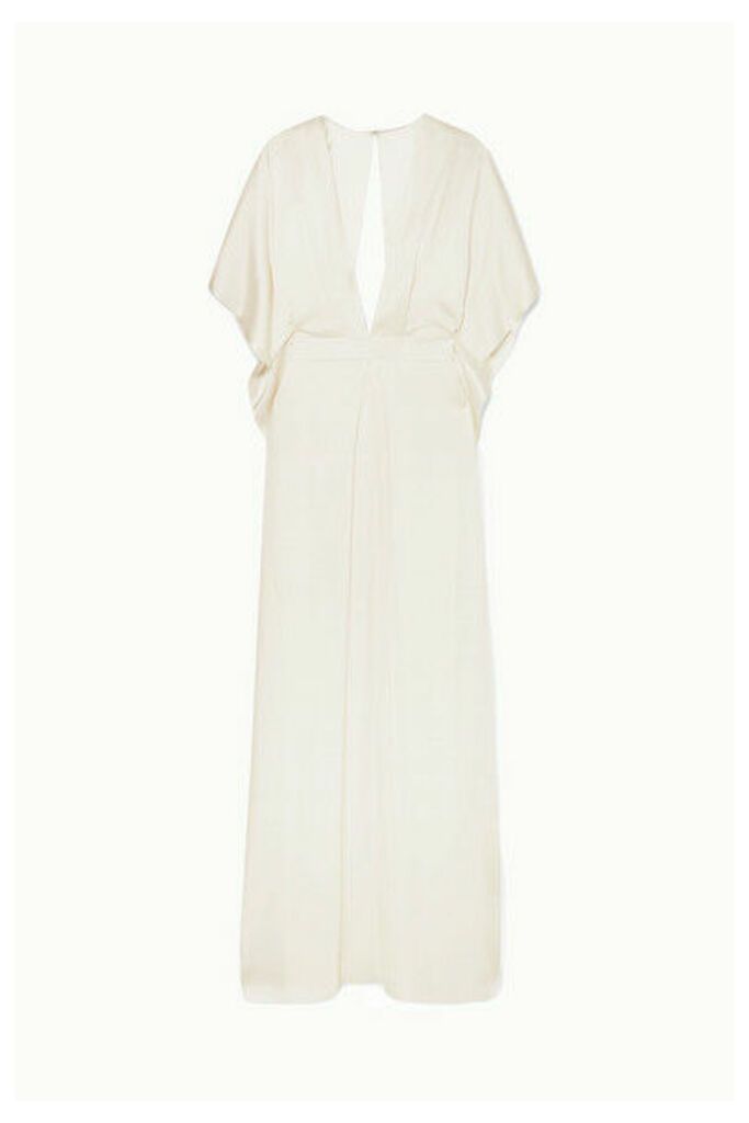 Temperley London - Cape-effect Silk-satin Gown - Ivory
