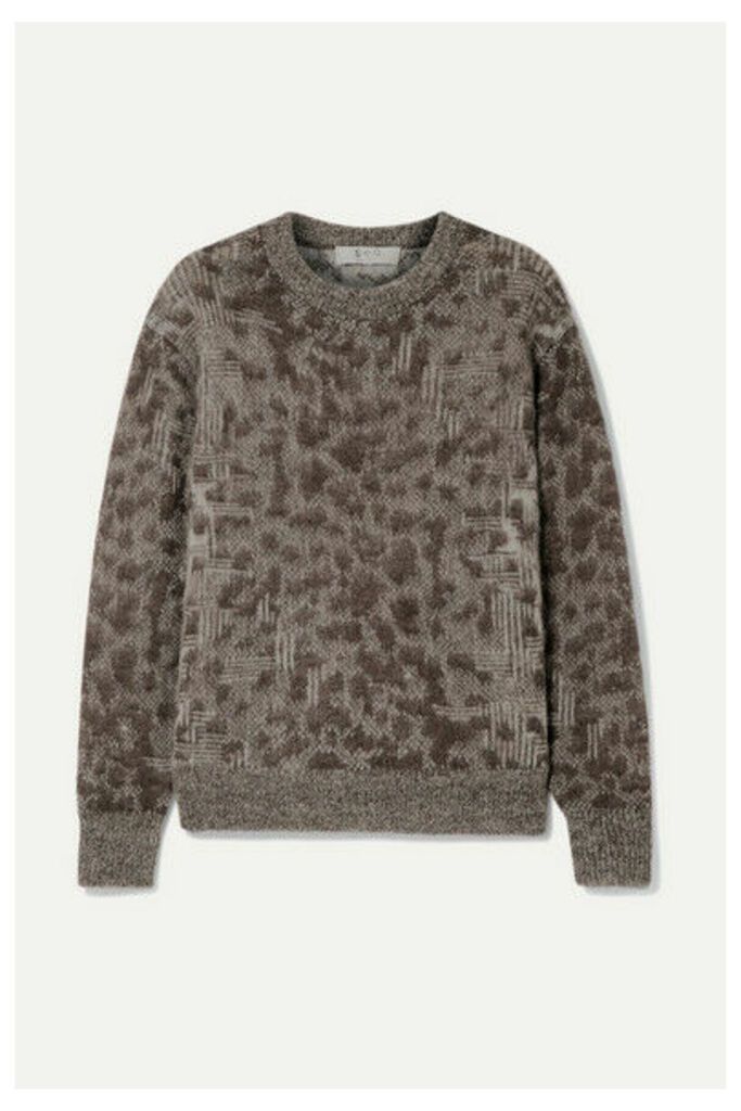 Sea - Jacquard-knit Sweater - Brown