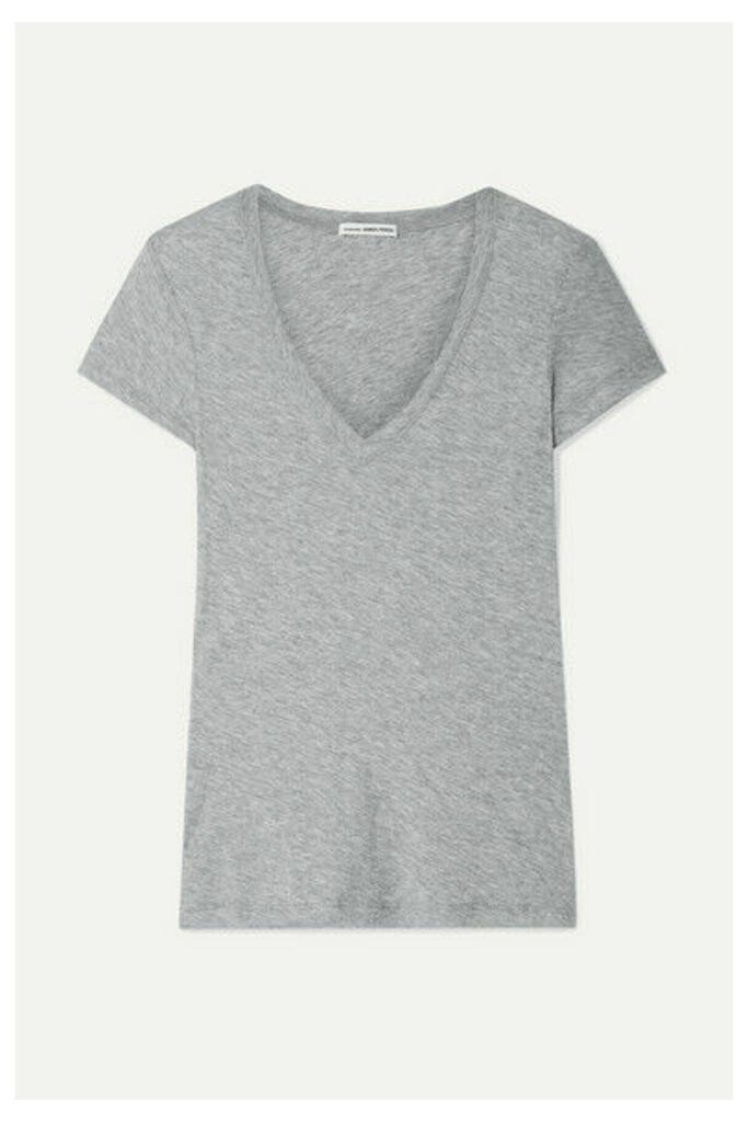 James Perse - Casual Slub Supima Cotton-jersey T-shirt - Gray