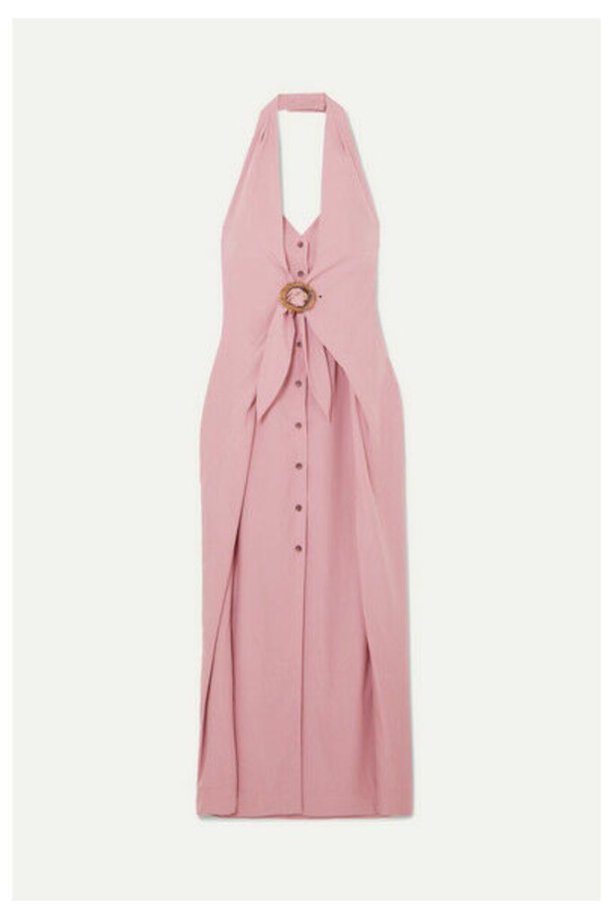 Nanushka - Liya Halterneck Lyocell-blend Dress - Pink