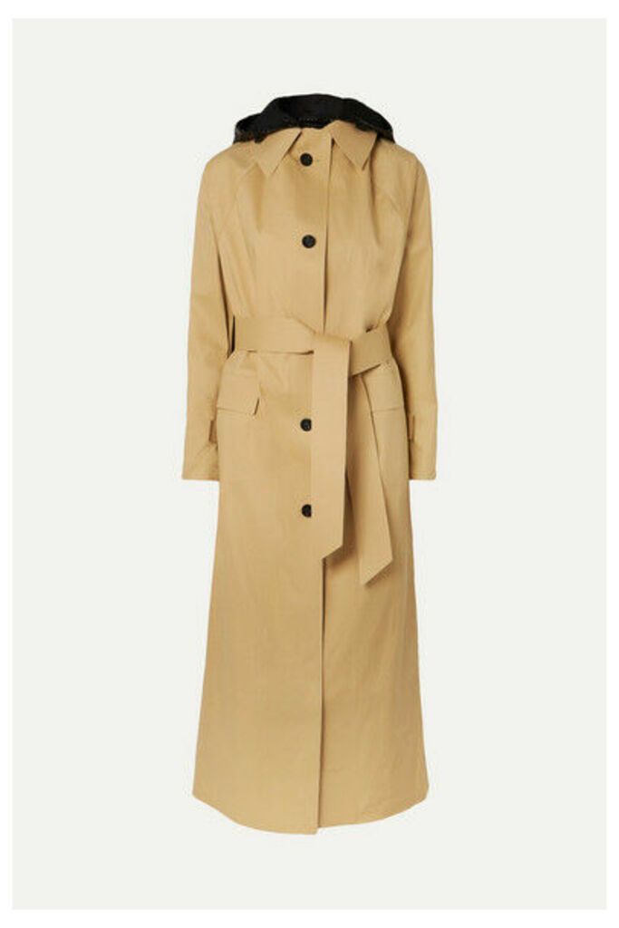 Kassl Editions - Cotton-blend Shell Trench Coat - Beige