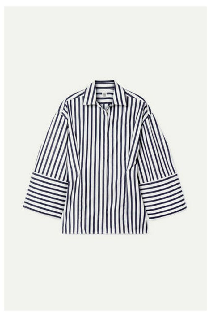 Totême - Bibione Striped Cotton-poplin Shirt - Blue