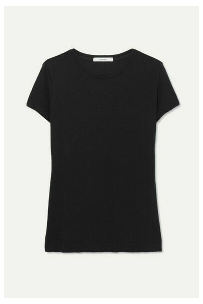 Adam Lippes - Pima Cotton-jersey T-shirt - Black